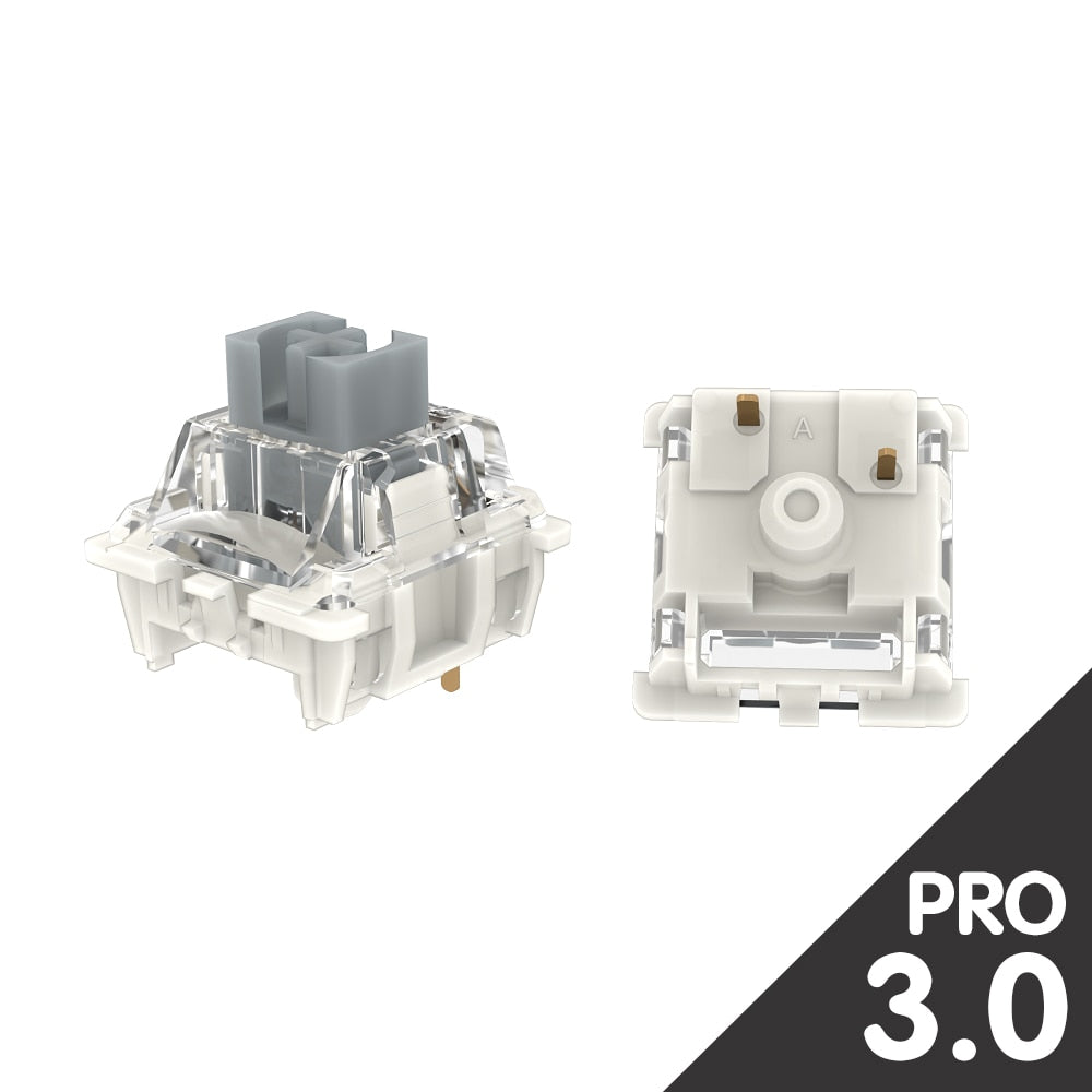 Gateron G Pro V3.0 Switches - Silver